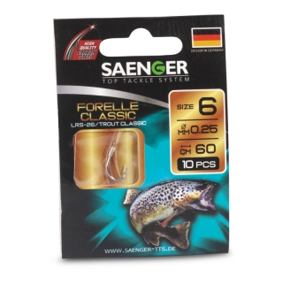Saenger návazec na pstruhy Forelle Classic 10, 10 ks
