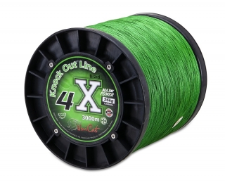 Uni Cat šňůra 4 X Knock Out Line 0,60mm, 3000m, 56 kg