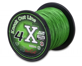 Uni Cat šňůra 4 X Knock Out Line 0,60mm, 400m, 56 kg