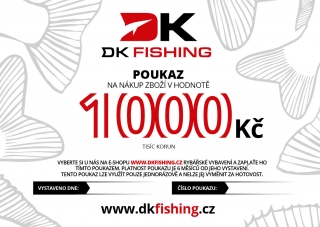 Dárkový poukaz v hodnotě 1000 Kč