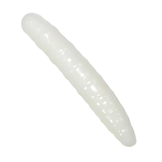 Revol Baits nástraha Larva 50mm příchuť česnek-sýr, barva bílá 10ks