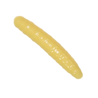 Revol Baits nástraha Larva 50mm příchuť sýr-česnek, barva světle žlutá 10ks
