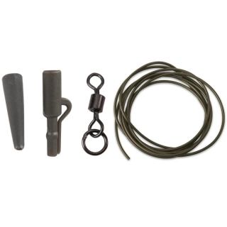 Anaconda sada 360° Flex Ring Swivel Safety Lead Clip Kit army zelená 5ks