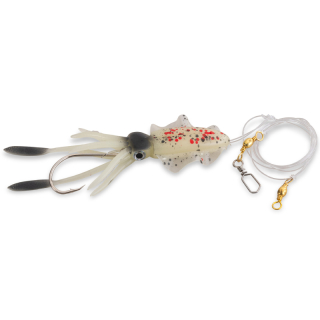 Aquantic návazec Octopus Leader Rig Black Spotted Luminous