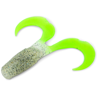 Iron Claw nástraha Curly One Salt'n Pepper Chartreuse 12cm
