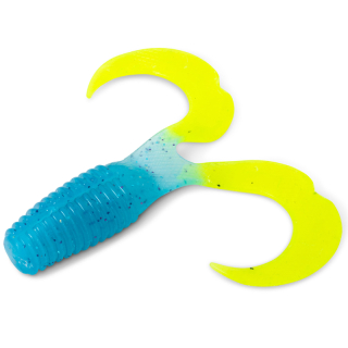 Iron Claw nástraha Curly One Blue Chartreuse 12cm