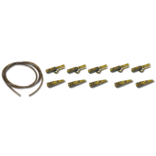 Anaconda Jungle Quick Lock Safety Lead Clip Power Pack jungle zelená 5ks