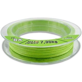 Doiyo šňůra S´zuki X8 Smart Line 150m 0,12mm 9,85kg Fluo Green