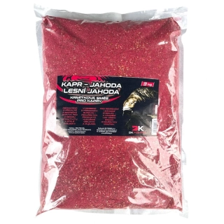 DK FISHING krmítková směs Kapr-Jahoda/lesní jahoda 3kg