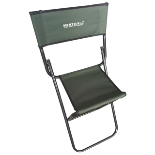 Mistrall židle s opěradlem 38x33cm zelená