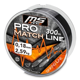 MS Range vlasec Pro Match Line 300 m 0,15 mm