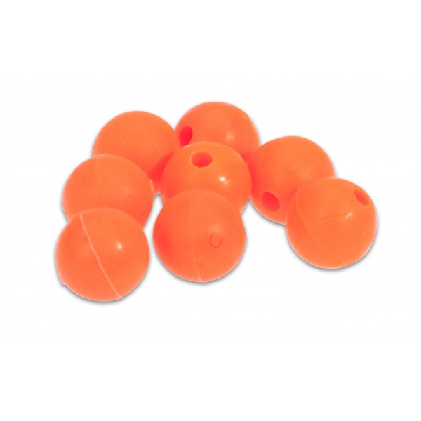 Aquantic korálky Red Rubber Beads 12 mm 5 ks